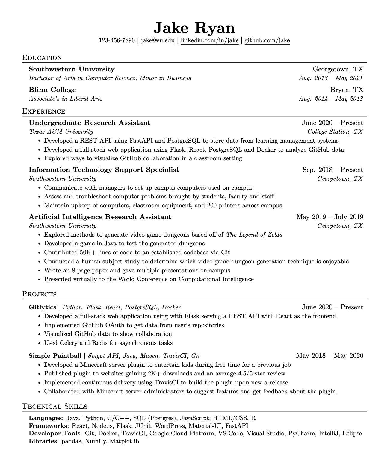 Sample taylord resume